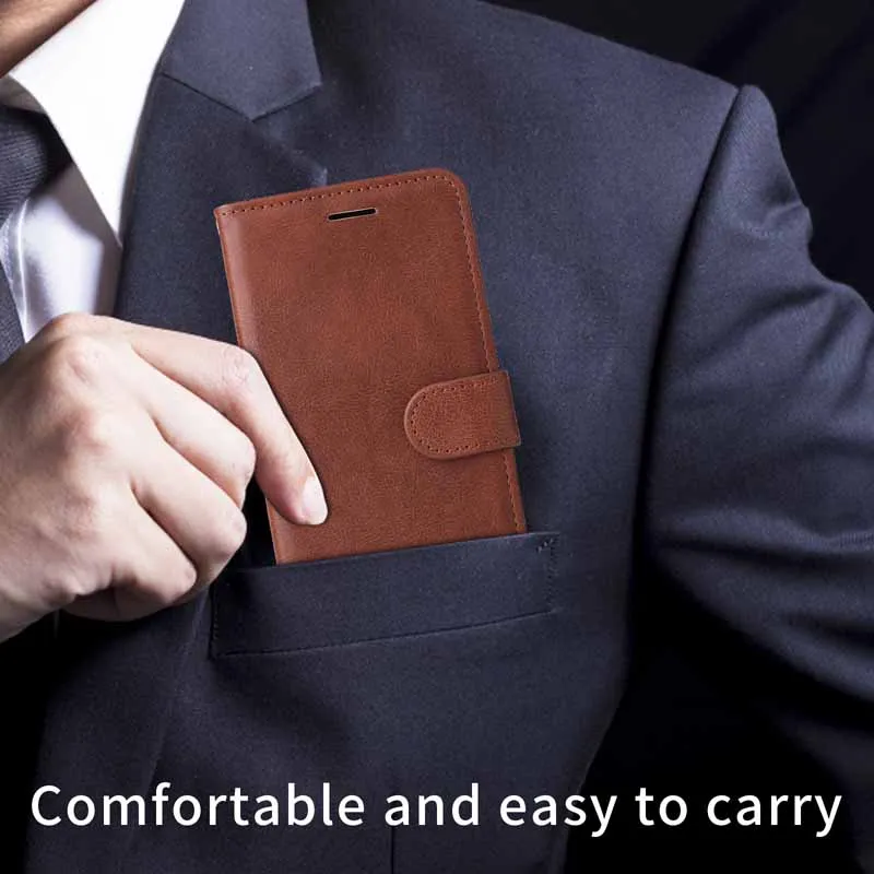 حافظة جلدية لهاتف موتورولا موتو G14 G24 G34 G54 G84 G15 G35 G55 G75 G85 G56 G86 Power G04 G04S G05 محفظة قلابة فتحة للبطاقات غطاء