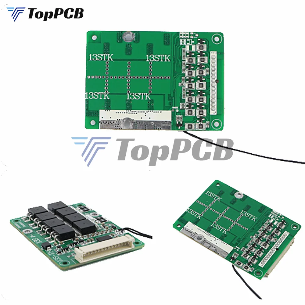 Balanced BMS 13S 20A 30A 18650 Lithium Battery Charge Board Common Port Equalizer with Temperature Control For E-bike/Escooter