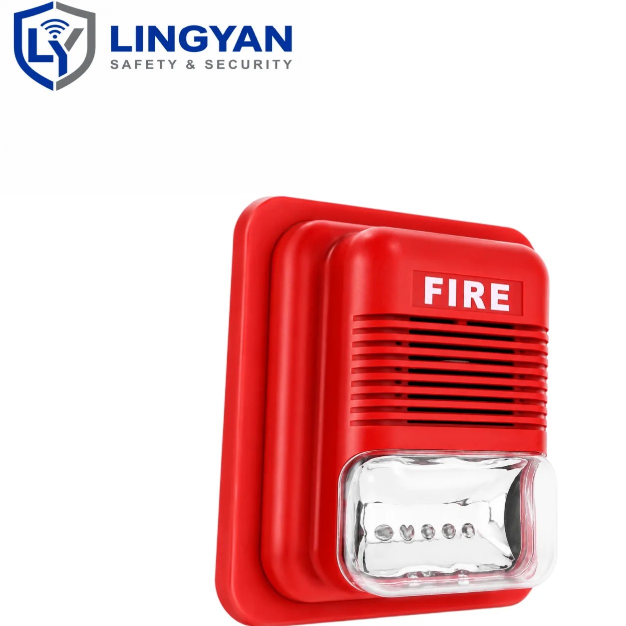 Emergency Sound Light Siren, 3 adjustable tones, 110dB loud sound and 6 LED, DC 9-24V for fire safety monitoring view 3