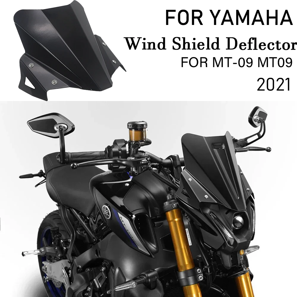 

Windscreen Motorcycle Accessories Windshield Wind Shield Deflector Fit c FOR YAMAHA MT-09 MT09 2021-