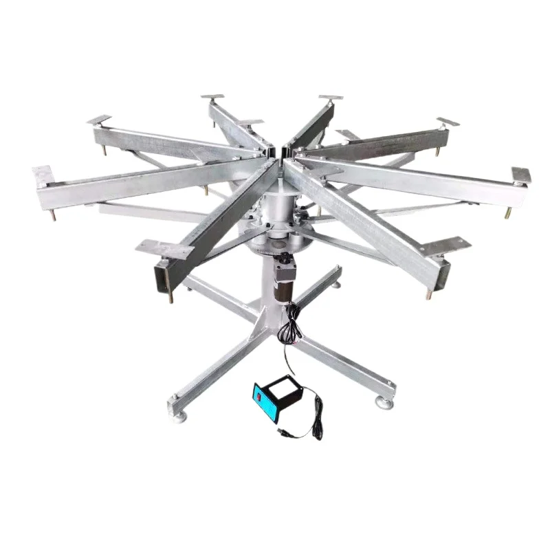 Floor flat bracket with inclined support Electric turntable Dining table Rotating motor base