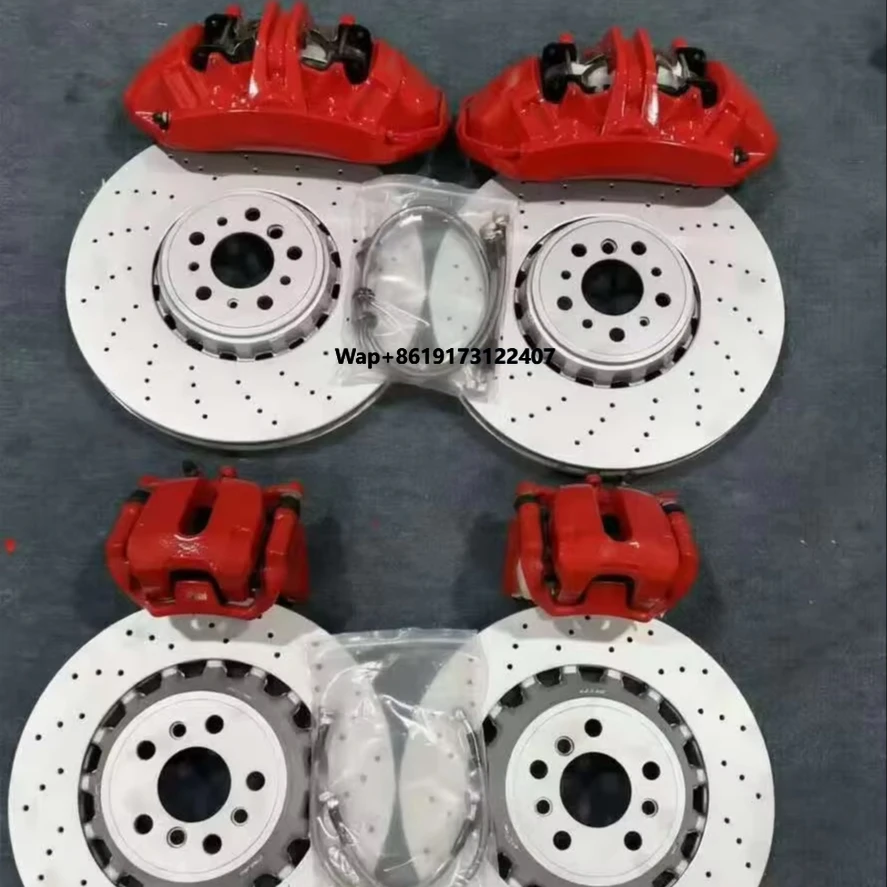 

New Big Brake Kit Six Pots Racing 6 Piston Aluminum Carbon Fiber Ceramic Disc One-Piece Modified Brake Caliper for F10 F13