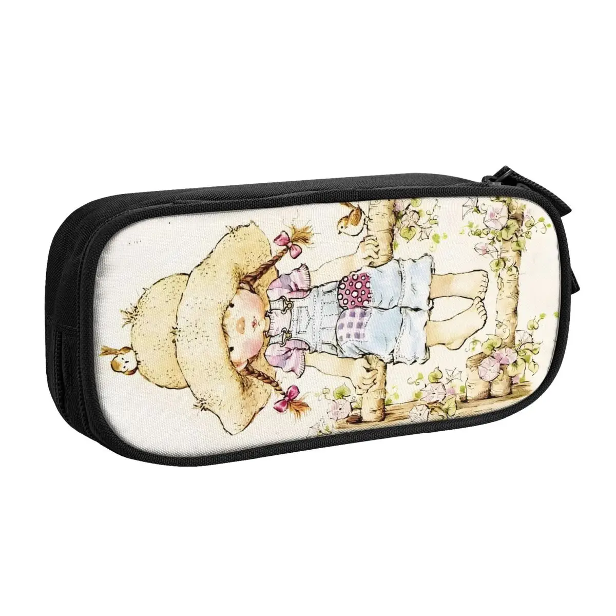 مخصص لطيف S-Sarahs K-Kays مقلمة للبنين بنات الكرتون فتاة كبيرة تخزين القلم حقيبة صندوق الملحقات المدرسية