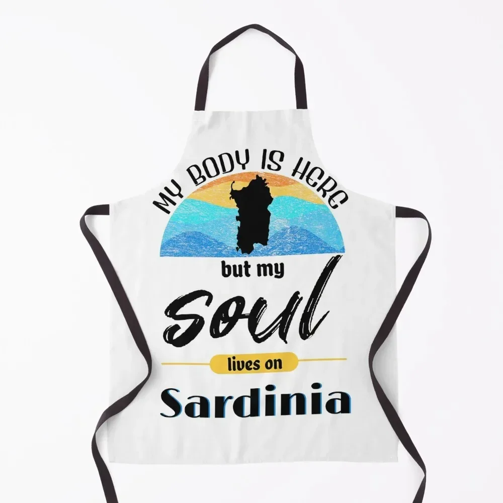 

sardinia summer italy saying Apron All For Kitchen And Home Home and kitchen products For Men Apron