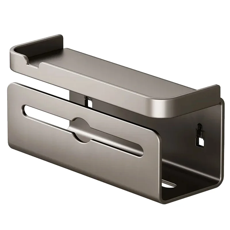 

【HAPPYH】Perforation-Free Tissue Box Cell Phone Wall-Mounted Toilet Paper Extractor Bathroom Napkin Storage Rack Kitchen