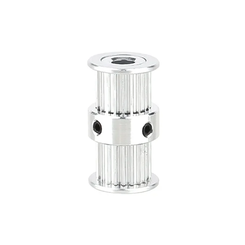 2GT S2M Double Slot Synchronous Wheel 20 Teeth One Piece Pulley Drive Gear Compatible with Creality Ender 3 V2 Pro 3D Printer
