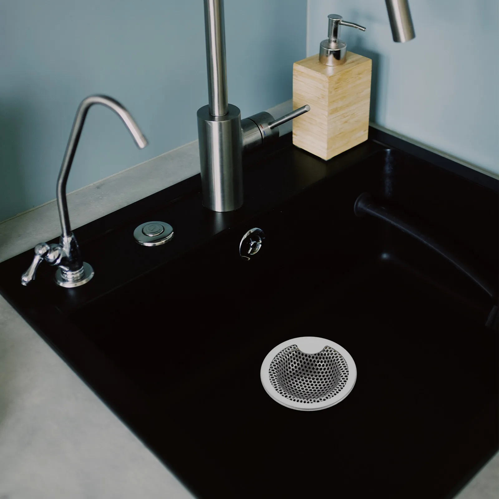 

Kitchen Sink Stopper Stainless Steel Leakproof Strainer Multi Functional Drain Filter Food Catcher for Sink Drain Hair Filter