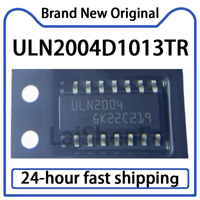 5PCS ULN2004D1013TR Package SOP-16 Darlington Transistor Array in Stock