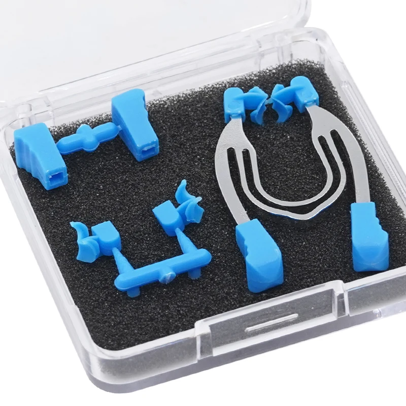 

1 box Dental Matrix Sectional Contoured Metal Spring Clip Matrices Clamps Wedges Rings Dentist Tools Lab Instrument Autoclavable