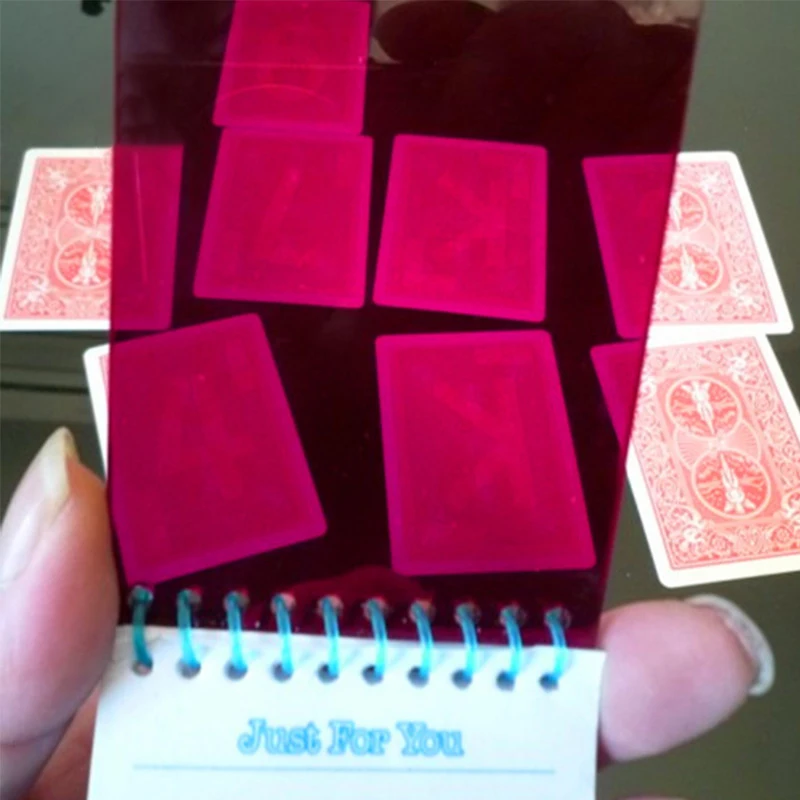 Accessoire de Magie pour Mentalisme : Lecteur de Pensées, Illusion, Gimmick, Prop pour Spectacles de Close-Up et Scène, Découverte de la Carte Choisie pour Magiciens