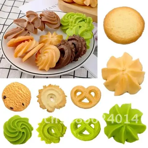 Simulation Artificial Model Toy Fake Cookies Cake Dessert Cute Children Photo Props Baking Kitchen Decorative Ornaments Dropship