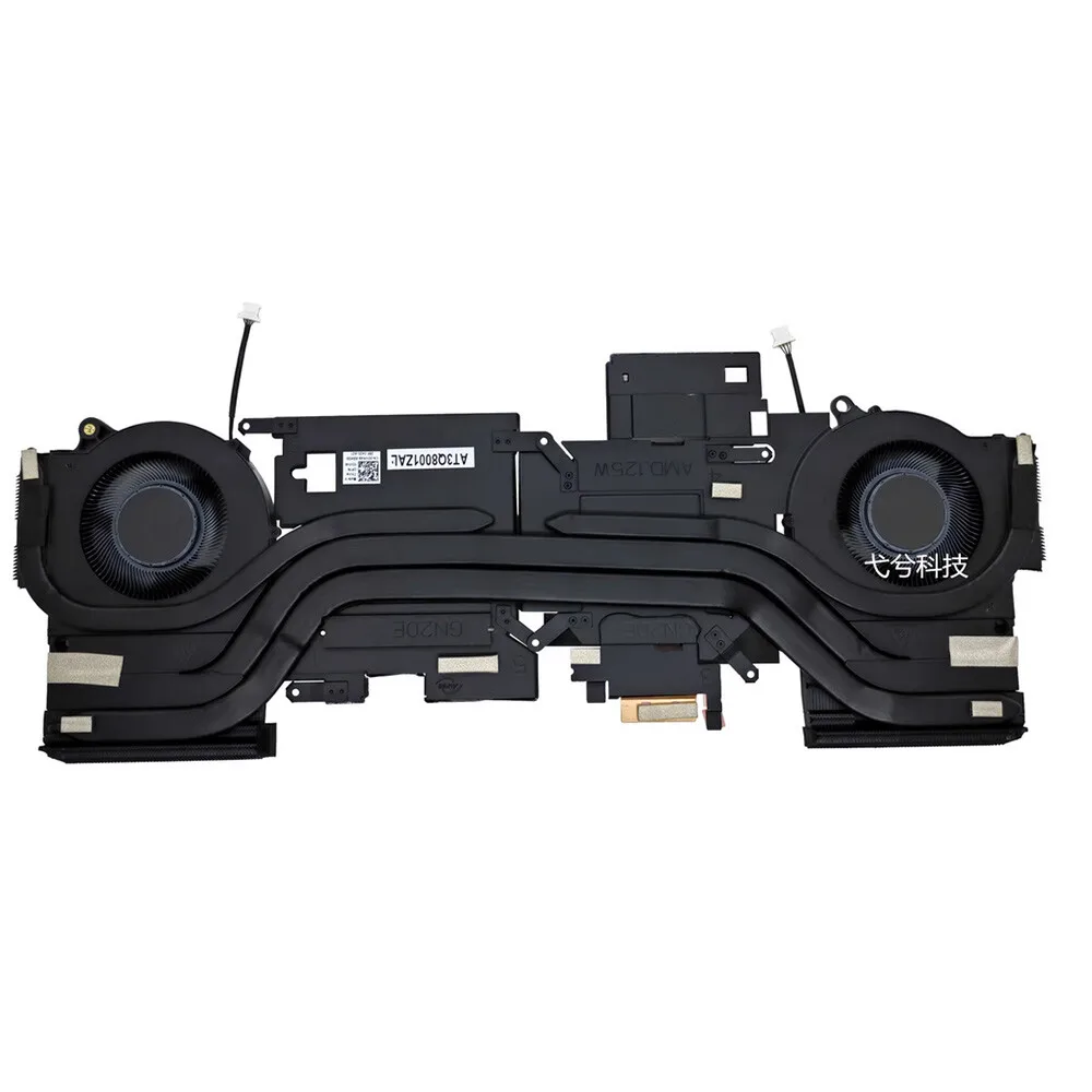 For DELL Alien m15 R7 AMD 125W GN20E Laptop Cooling Fan with Heatsink 0DVK49