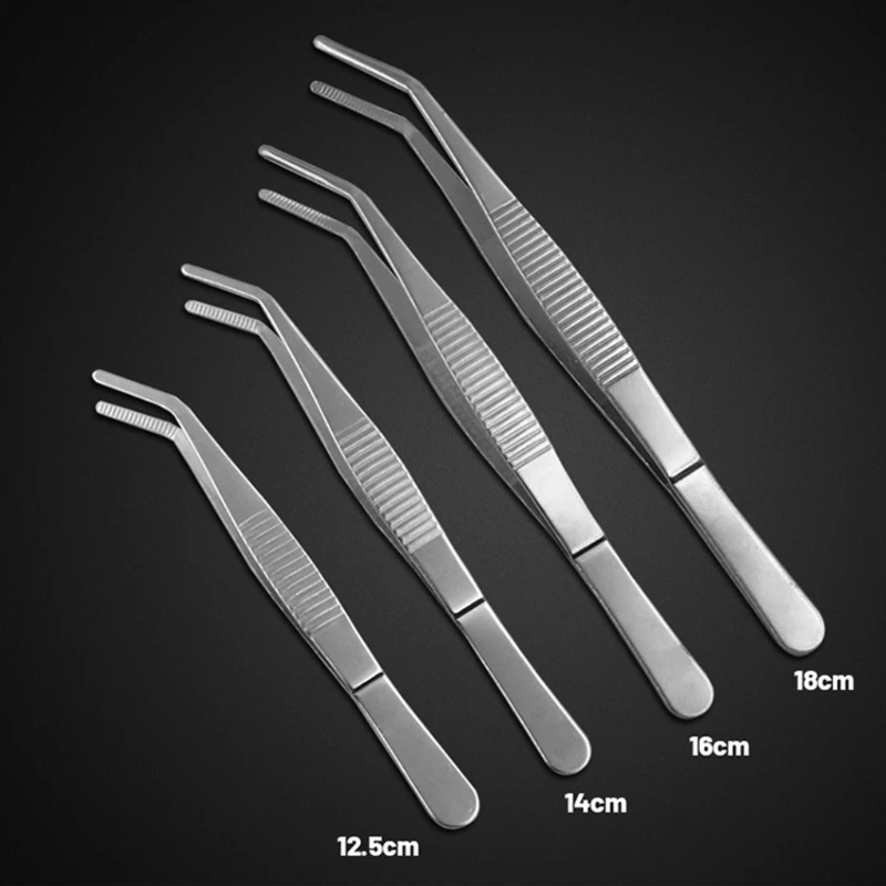 G92C Stainless Steel Tweeezers All-Purpose Forceps Professional Tweezers Tongs
