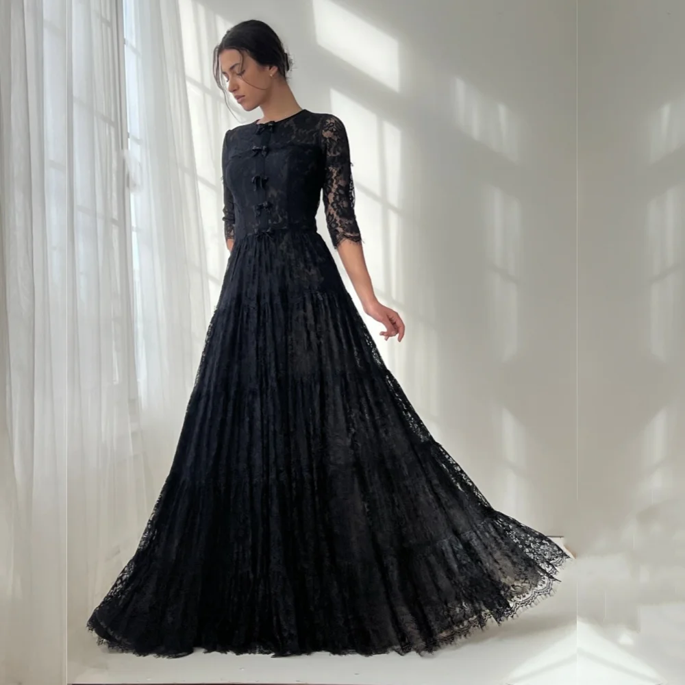 

Индивидуальное пошив: Элегантное высококачественное свадебное/вечернее платье с плиссировкой, кружевом, круглым вырезом, А-силуэта, длинное, на заказ, для особых случаев, классическое, для торжественных мероприятий