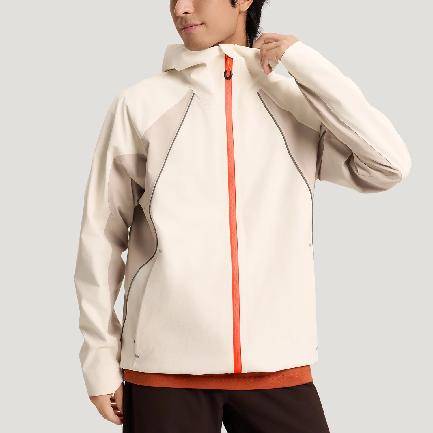 

Оригинальная мужская ветрозащитная прочная тканая куртка Adidas 2026 для активного отдыха KR8390