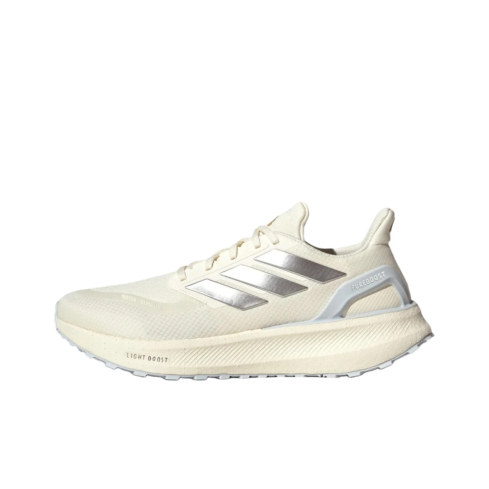 Adidas PUREBOOST 5 Running Shoes Unisex Low Top Beige JR7676