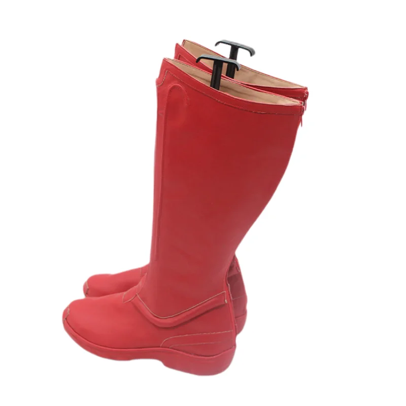 รองเท้าคอสเพลย์ซูเปอร์ฮีโร่ชาย 2025 คลาร์ก เคนท์ รองเท้าบูทผู้ใหญ่ ผู้หญิง ผู้ชาย ปาร์ตี้ฮาโลวีน อุปกรณ์เสริมชุดแฟนซี ผลิตเอง