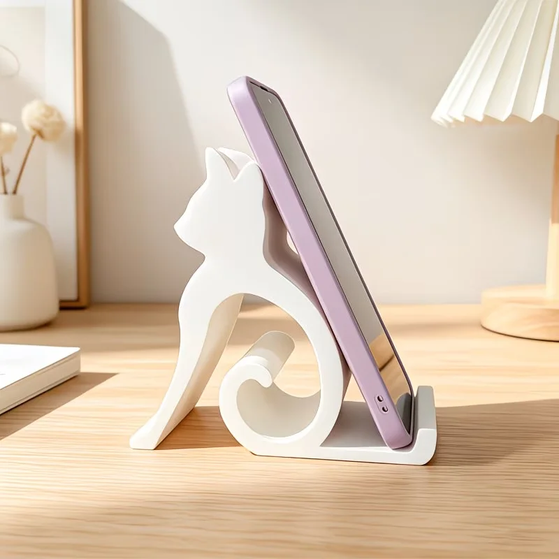 Cute and Fun Kitten Desktop Lazy Stand All Models Mobile, Tablet, Universal Home, Car, Multi Functional Support Pendant