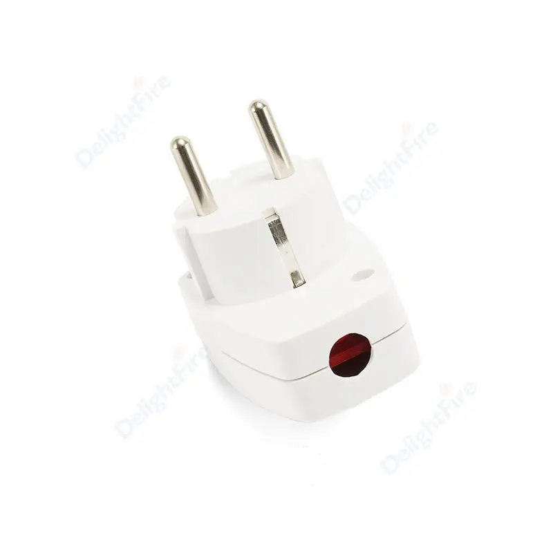 2pin 4.8mm EU Rewireable Plug Adapter Power Socket 250V 16A AC Outlet Electrical Socket Adapters Wiring Plug for Power Cable