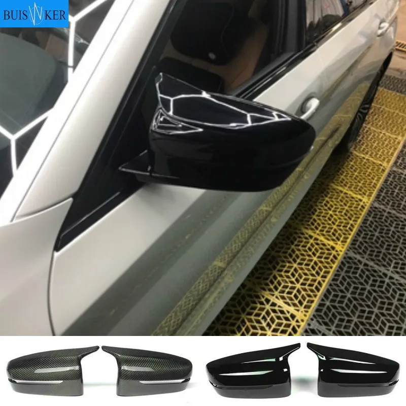 Carbon Fiber Exterior Side Rearview Mirror Cover Trim For BMW 3 4 5 7 8-Series G20 G21 G28 G11 G12 G14 G15 G16 G30 G31 G38 G22