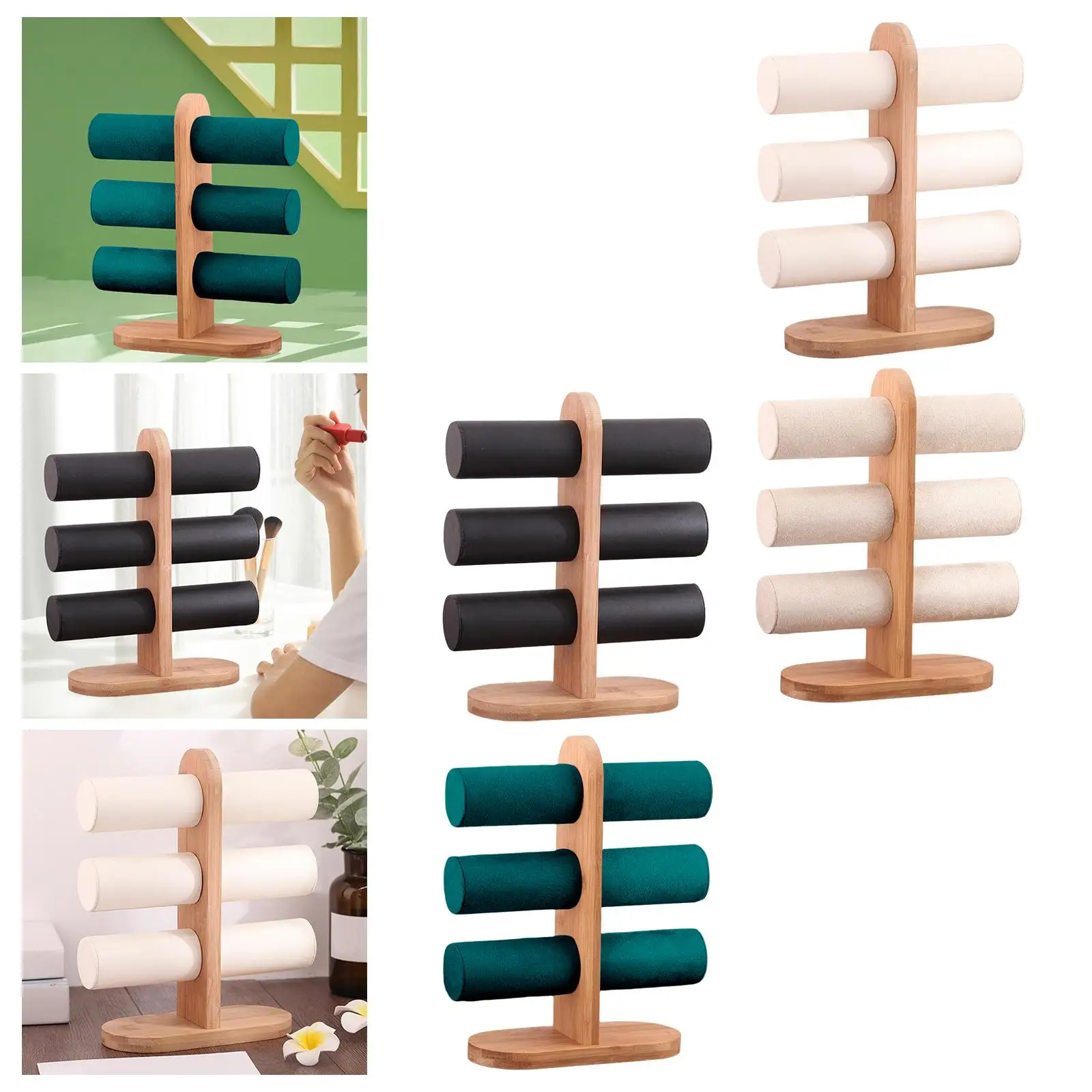 Jewelry Organizer Stand for Ear Studs, Bracelets, And Necklaces