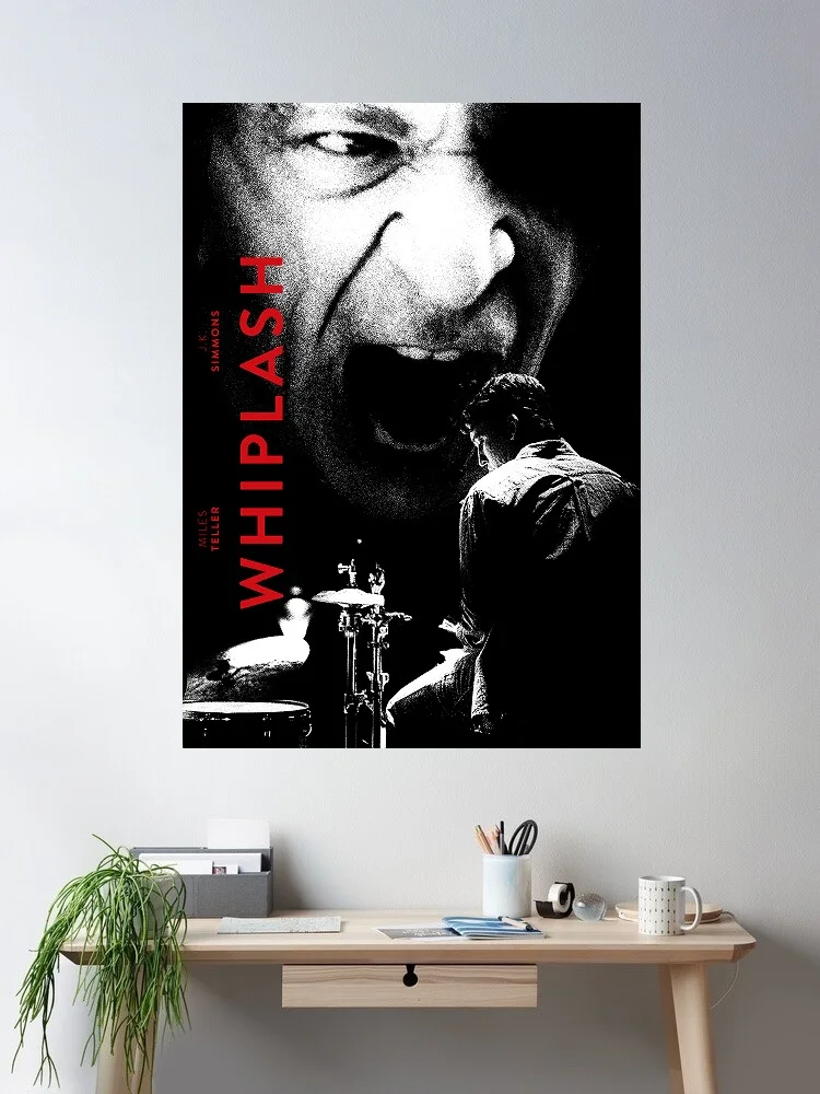 Whiplash Movie Art Print Canvas Poster, Living Room Decor, Home Wall Picture