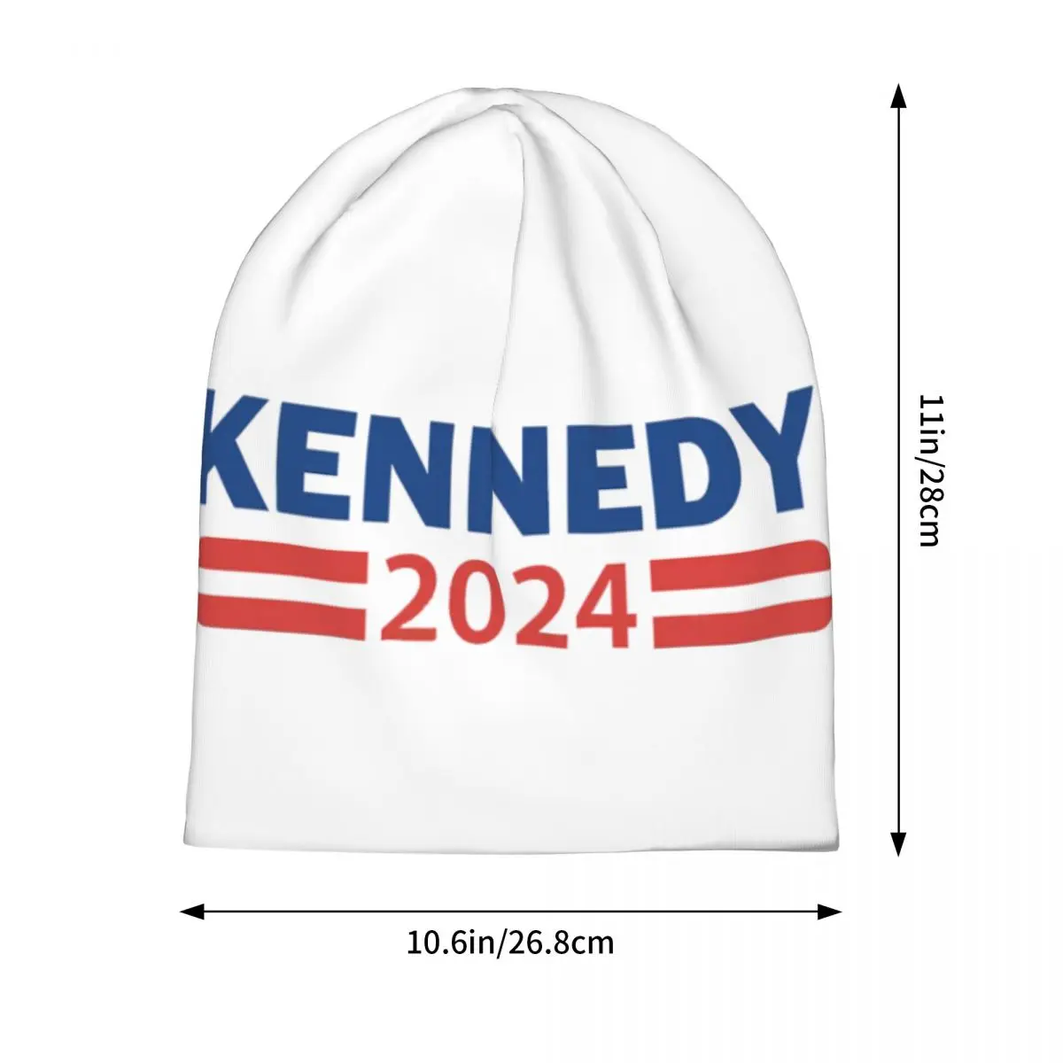 Vote Kennedy 2024 For President Warm Knitted Cap Hip Hop Bonnet Hat Autumn Winter Outdoor Beanies Hats for Men Women Adult