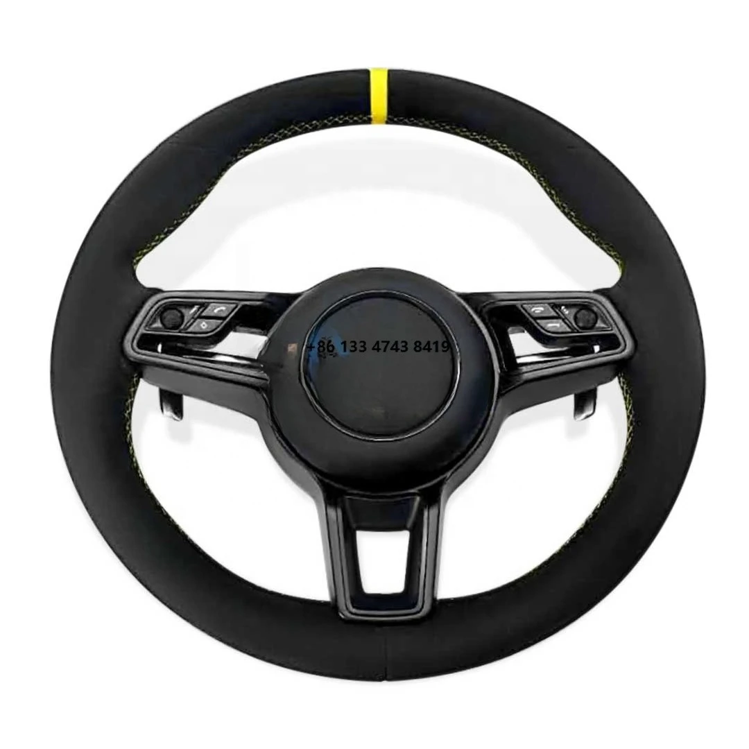 

leather steering wheel fits 718 911 steering wheel upgrade