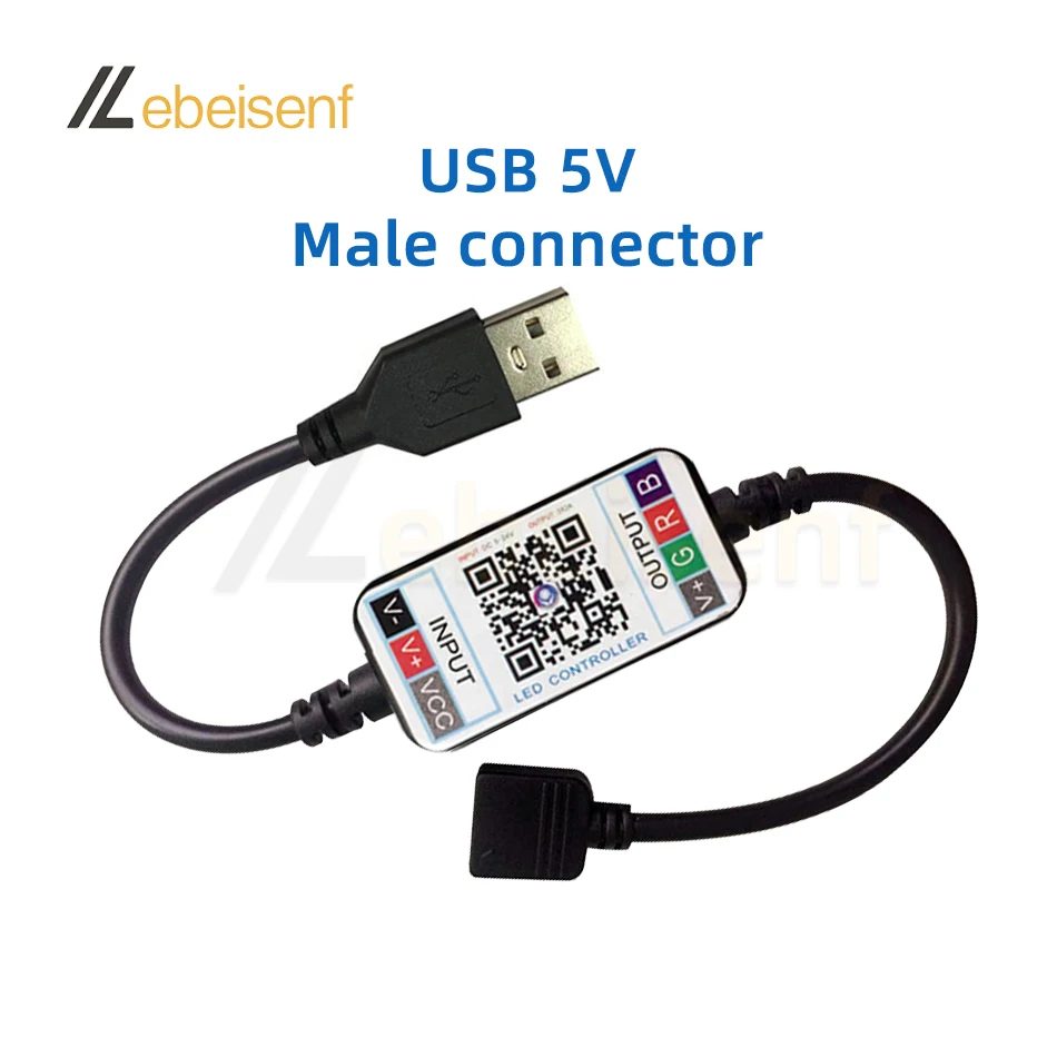 Mini Smart RGB Controller USB DC 5V 12V 24V 6A Konstantspannung PWM 3-Kanal Bluetooth APP Dimmer für 50502835   LED-Streifenlichter