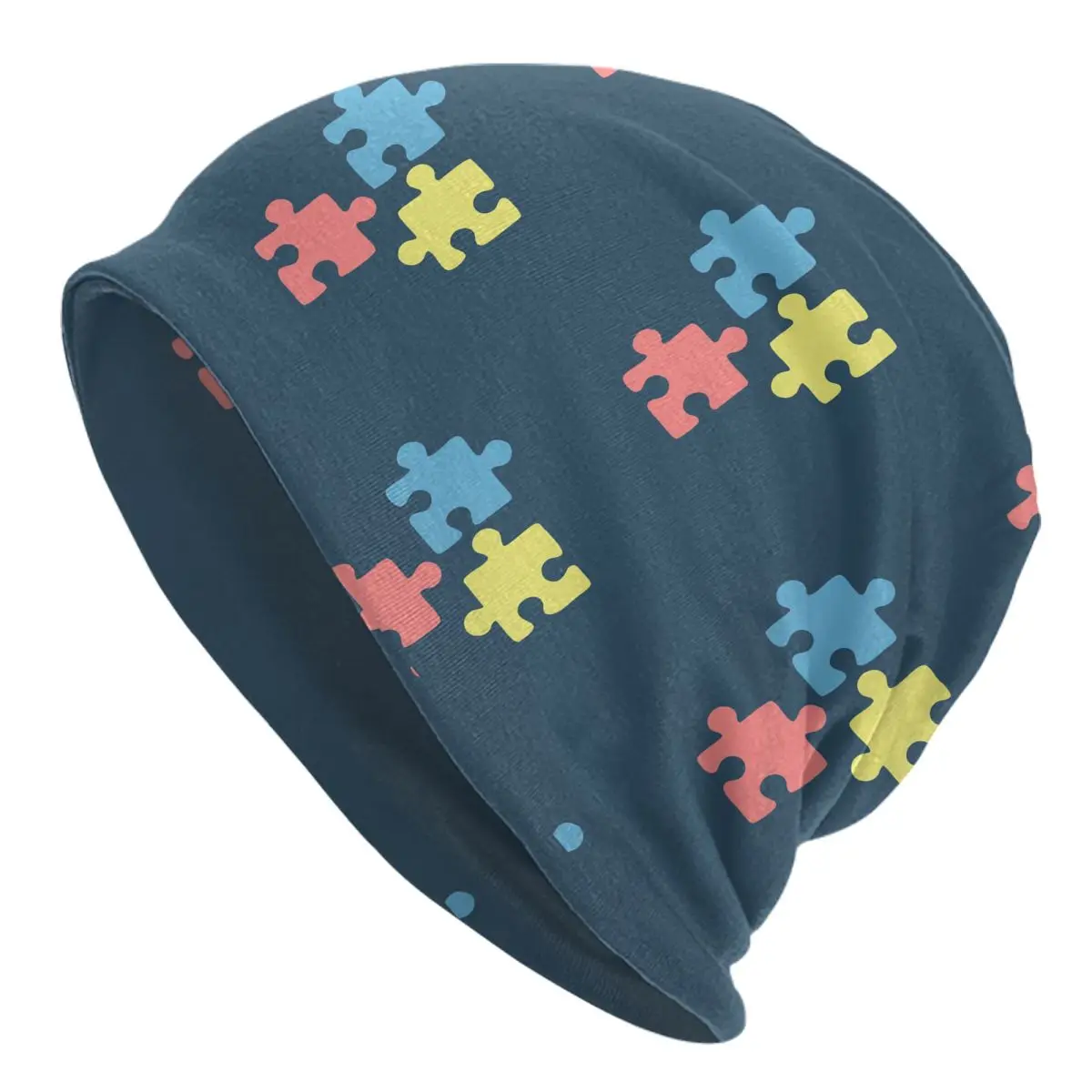 School Psychology Teacher Skullies Beanies Hat Autism Awareness Be Puzzle Spring Outdoor Cap Warm Thermal Elastic Bonnet