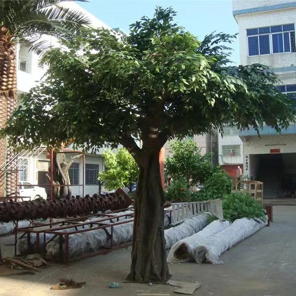 

Custom High Simulation Banyan Trees Large Outdoor Big Artificial Ficus Tree for Garden Centerpiece Decoration 2m 3m 4m 5m