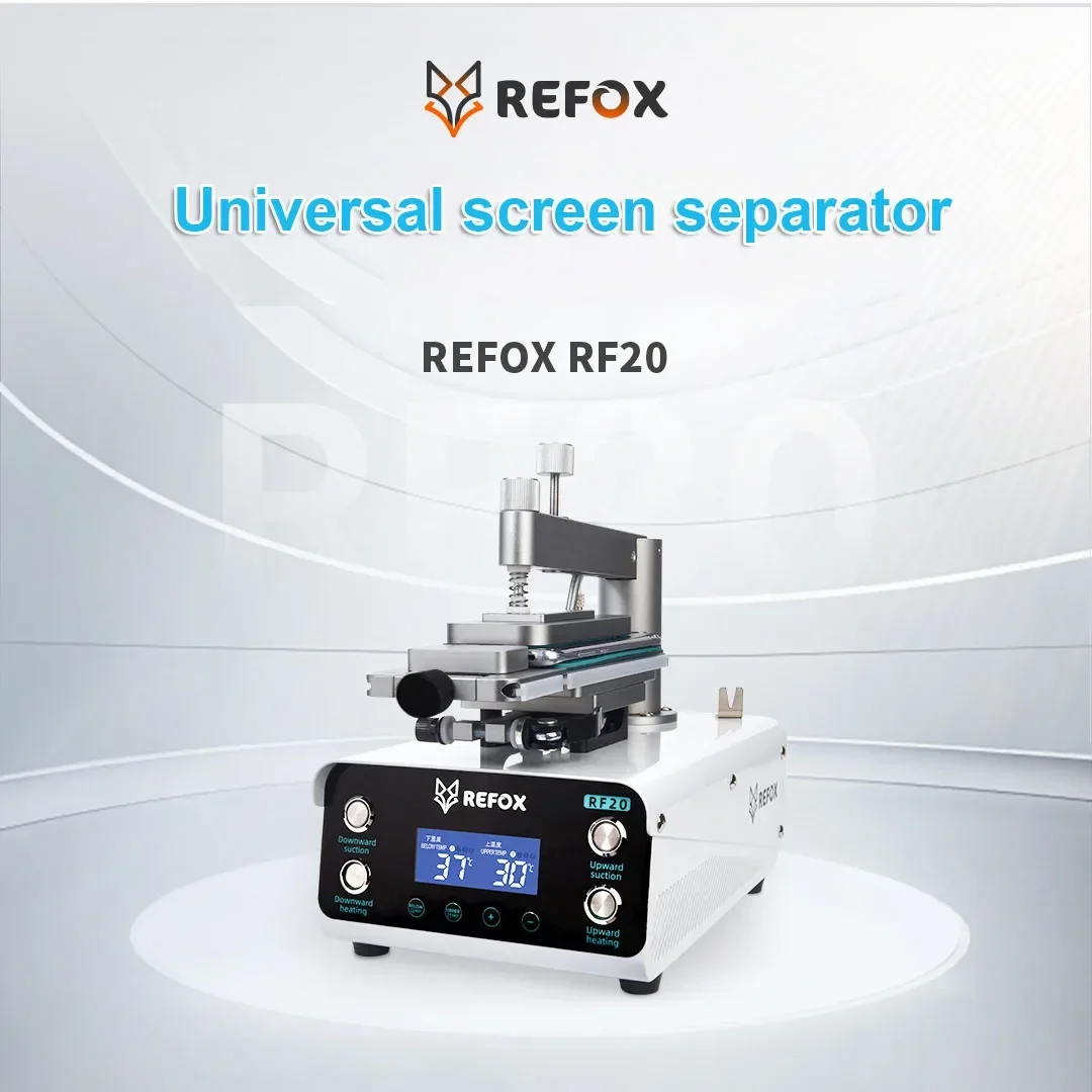 Refox RF20 Universal Screen Separation Machine 360° Rotating Heating Platform For Mobile Phone LCD Screen Frame Disassembly Tool