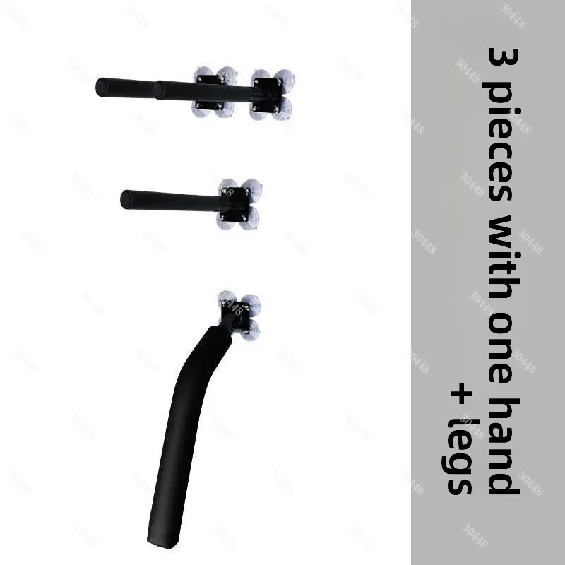 Ready-to-Use Suction Cup Bamboo Dummy Simple Wing Chun Wooden Dummy Yaoqi Yaochai Style Bamboo Post Pin Character Stand