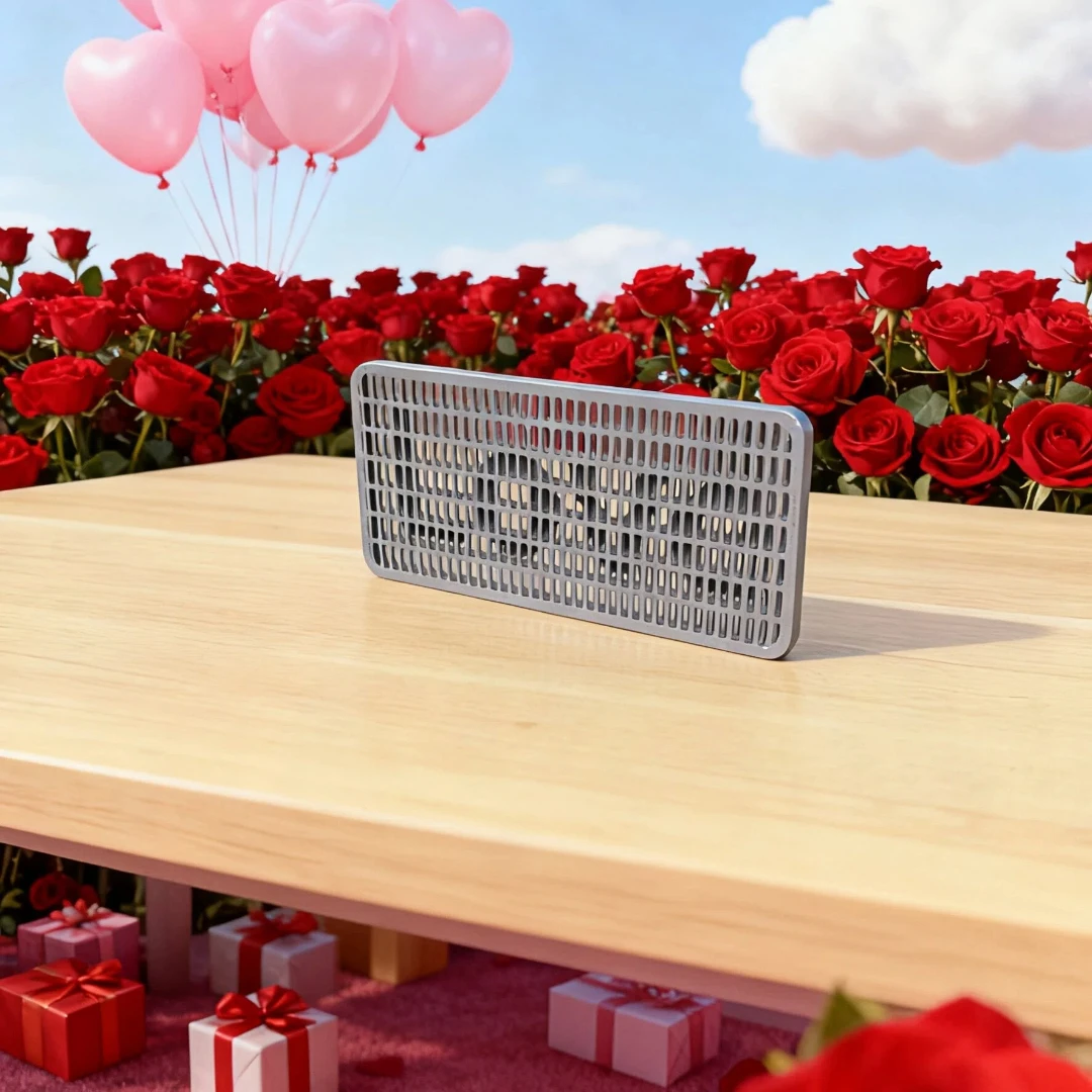 Creative hollow-out grid pattern decor, holiday emotional expression gift (secret love expression LOVE and YOU)