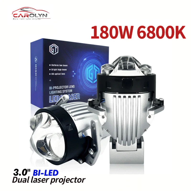 

Carolyn Bi LED Projector Lenses Headlight 48000LUX 160W For Hella 3R G5 Lens High Low Beam Auto Lamp 3.0'' LED Laser Lens