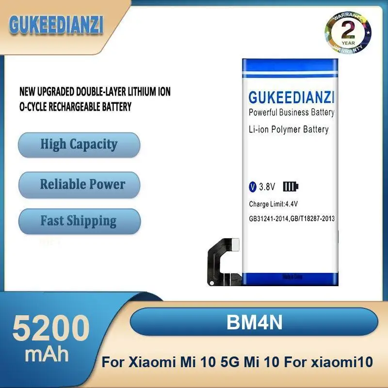 Battery For Xiaomi Mi 10 Mi10 xiaomi10 Pro 10Pro Ultra 10T Lite 5G xiaomi10 BM4M BM4N BM4R BM4V BM4W High Capacity