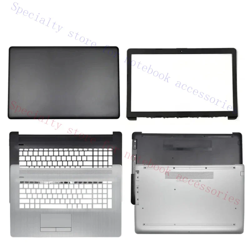 New For HP 17-BY 17-CA 17T-CR 17Q-CS 470 G7 LCD Back Cover Bezel Lid Top Palmrest Bottom Case Silver Black L22508-001 L22515-001