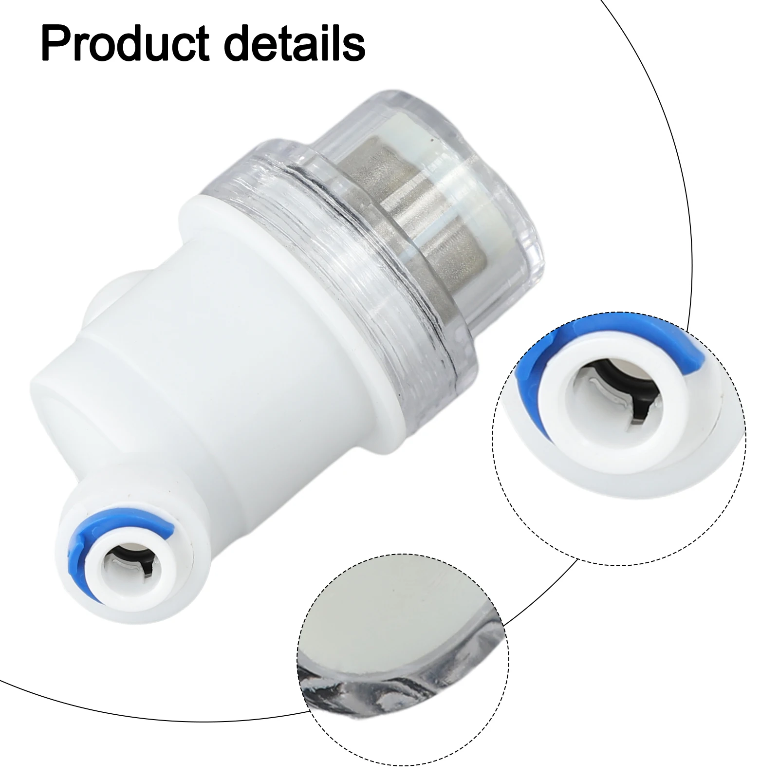 1 PC 1/4in 3/8in MINI การเชื่อมต่อกรองสําหรับ Home Garden Connector เครื่องกรองน้ําอุปกรณ์เสริม