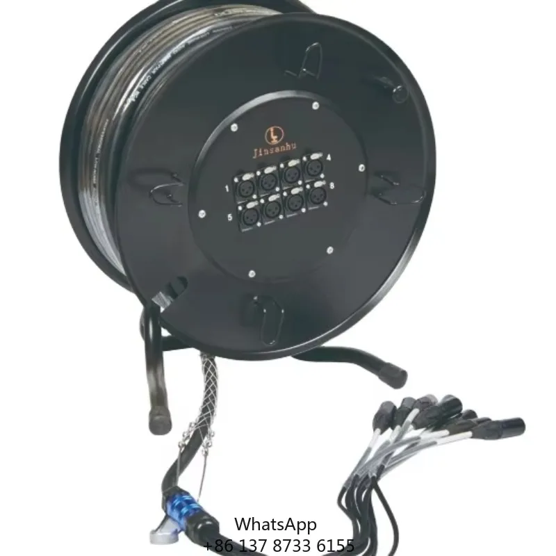 

Professional 8-Channel Multicore XLR Audio Snake Cable With PVC Jacket For Speaker And Home Theater Stocked