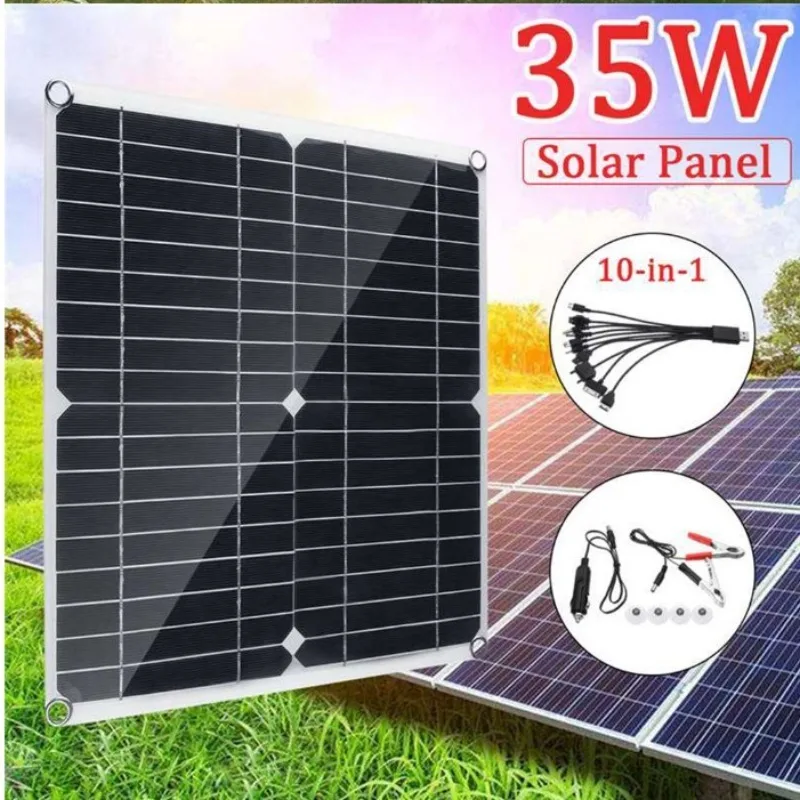 20W Battery Solar Charger 18V 50W Outdoor Solar Panel Boat Battery Charger, Component
