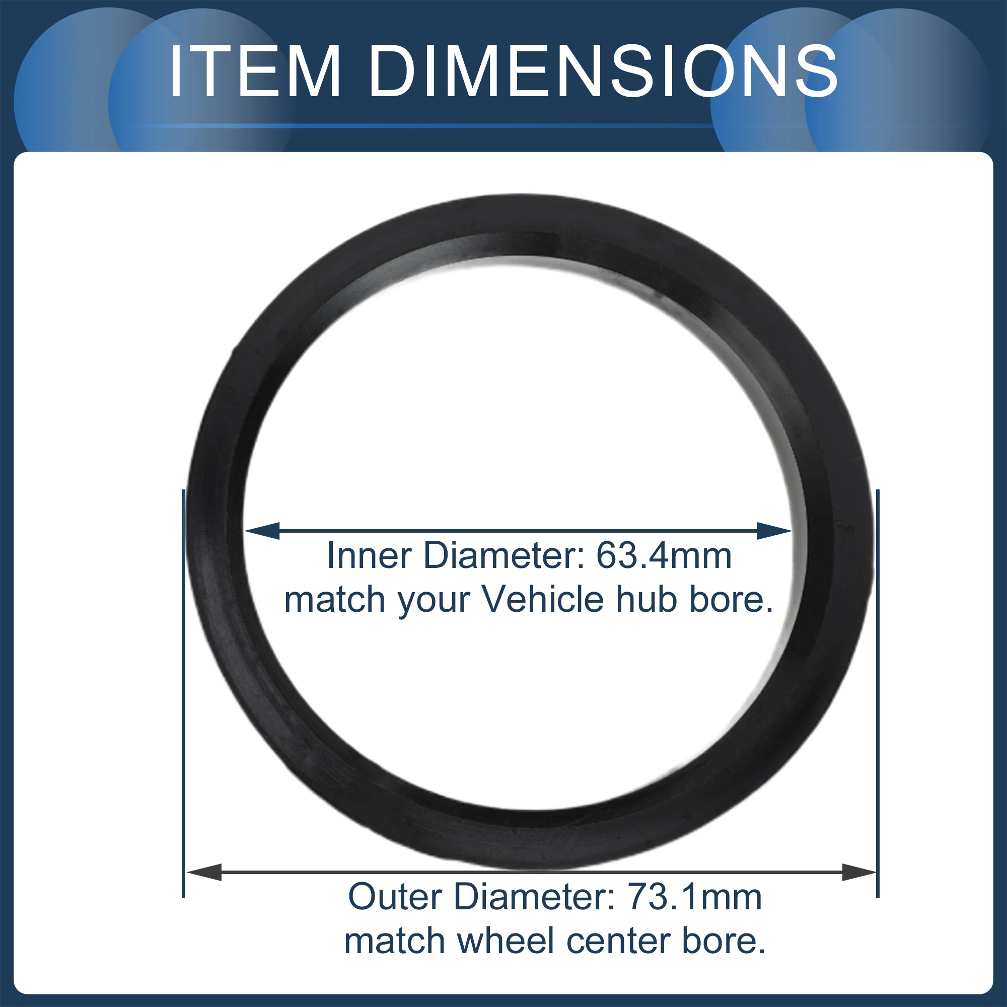 Variant: 63.4mm ID 73.1mm OD