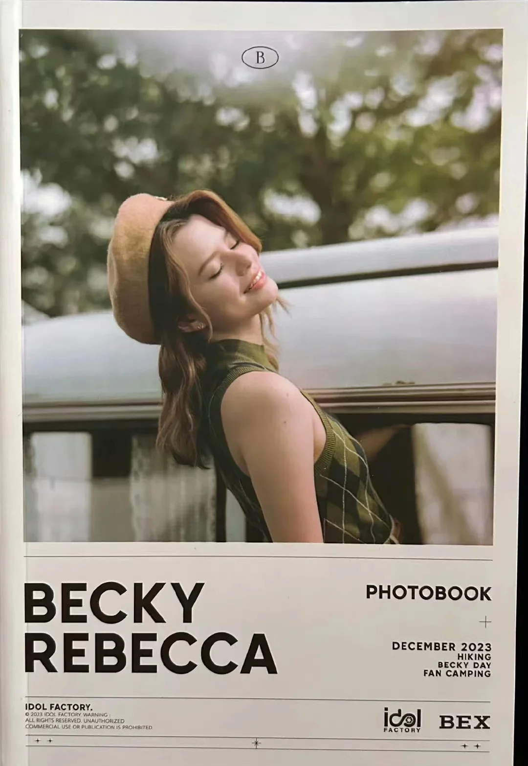 Becky Rebecca Official Birthday Party Peripheral Support Photo Album PB Becky Cover Photo Book Poster Ticket Card