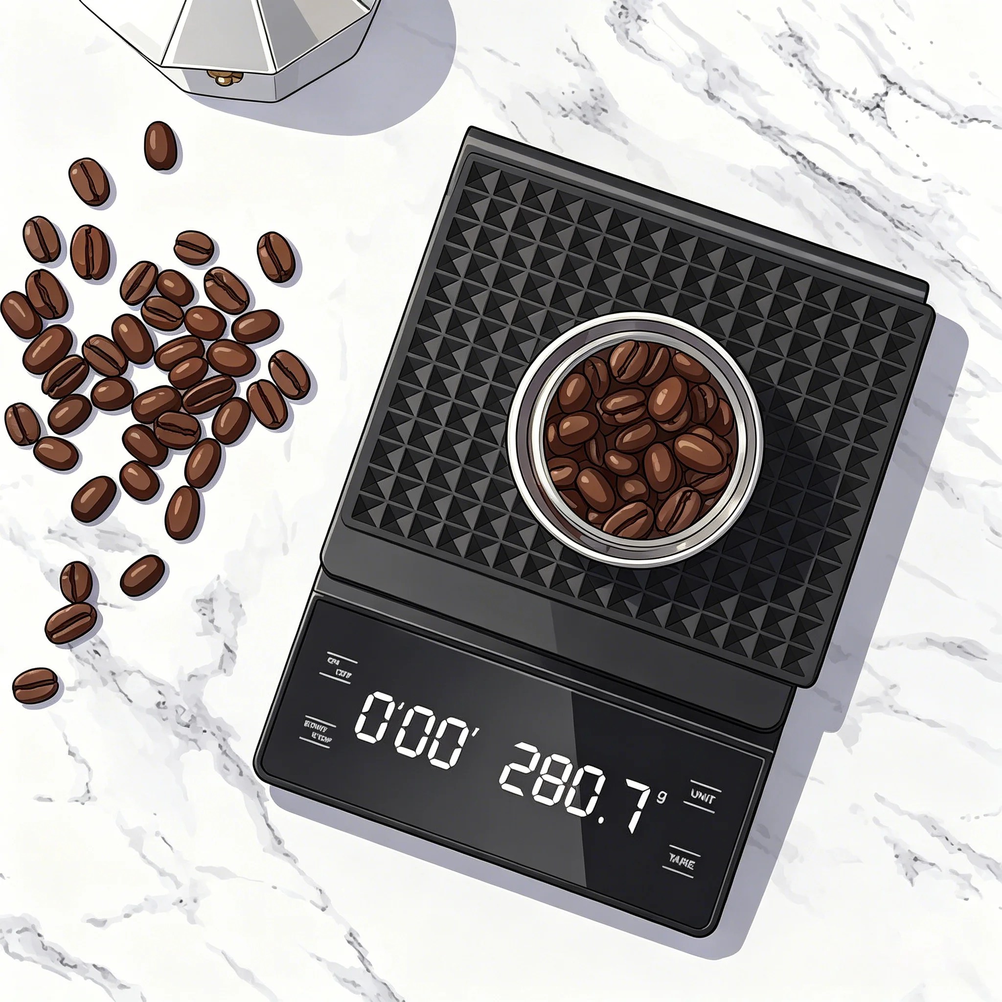 Balança Digital Multifuncional - Scale Drip Timer avaliação e preço