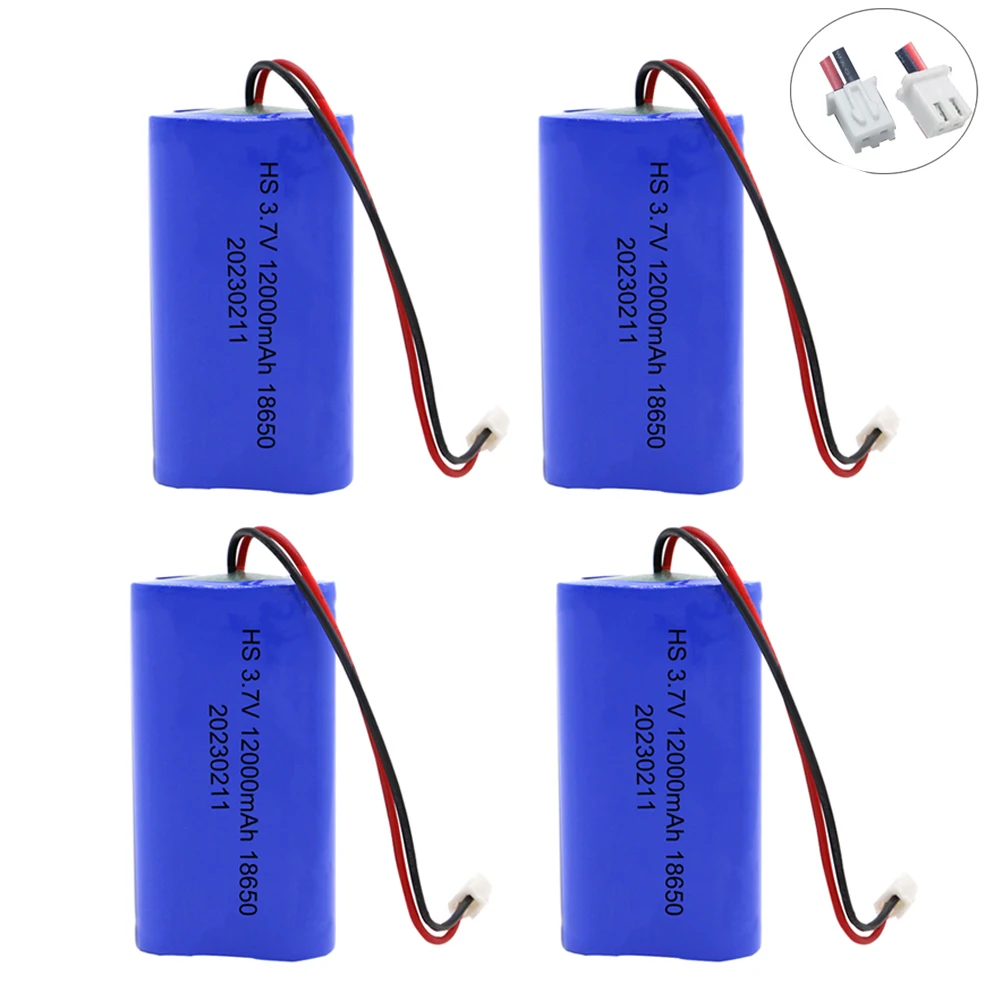 3.7V 18650 Li-ion Battery Pack 12000mAh Rechargeable battery for Fishing LED Light Bluetooth Speaker 18650 high capacity battery