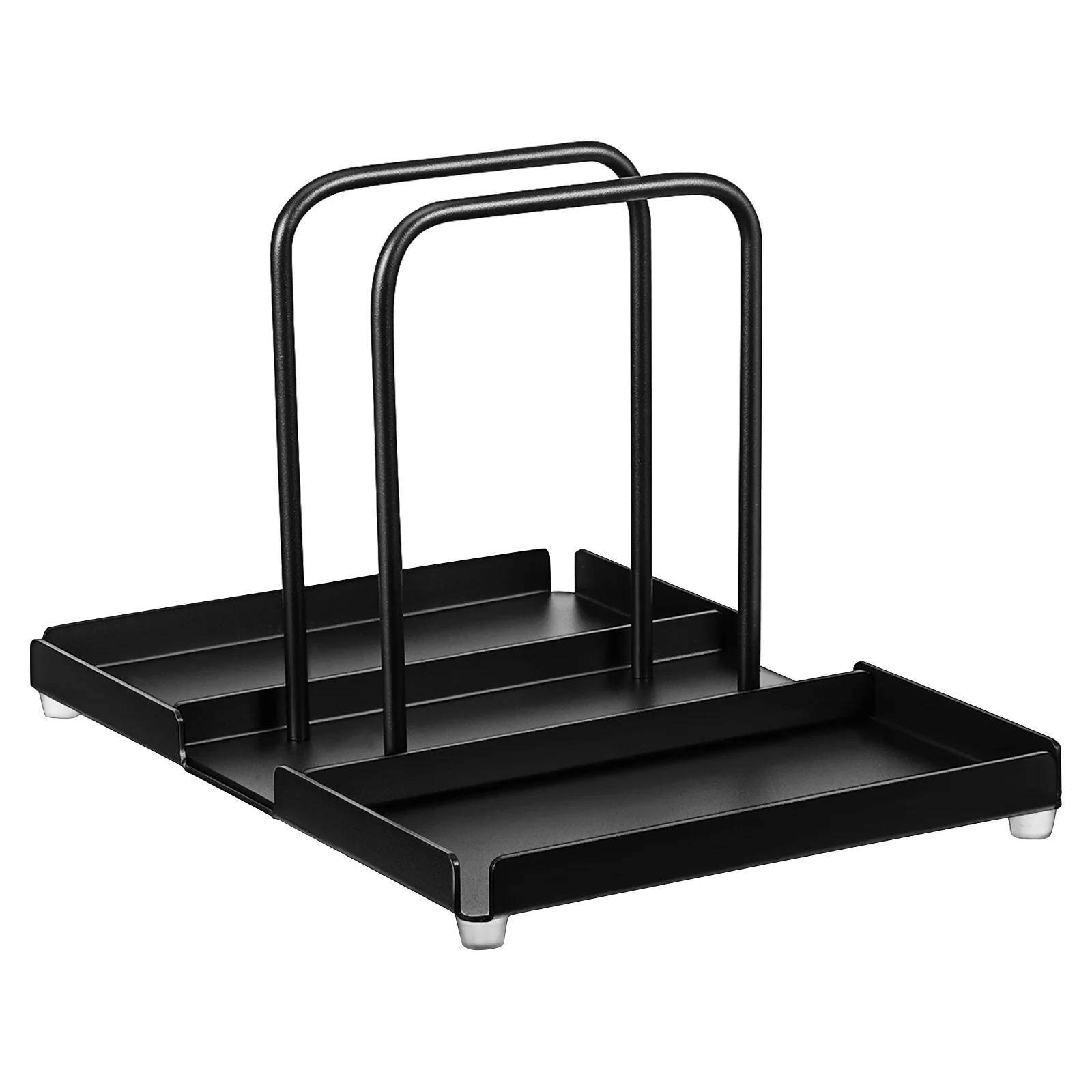 

Kitchen Storage Black Napkin Holders Paper Season Condiment Caddy Shelf Salt Pepper Shaker Accessory Utensil Rack