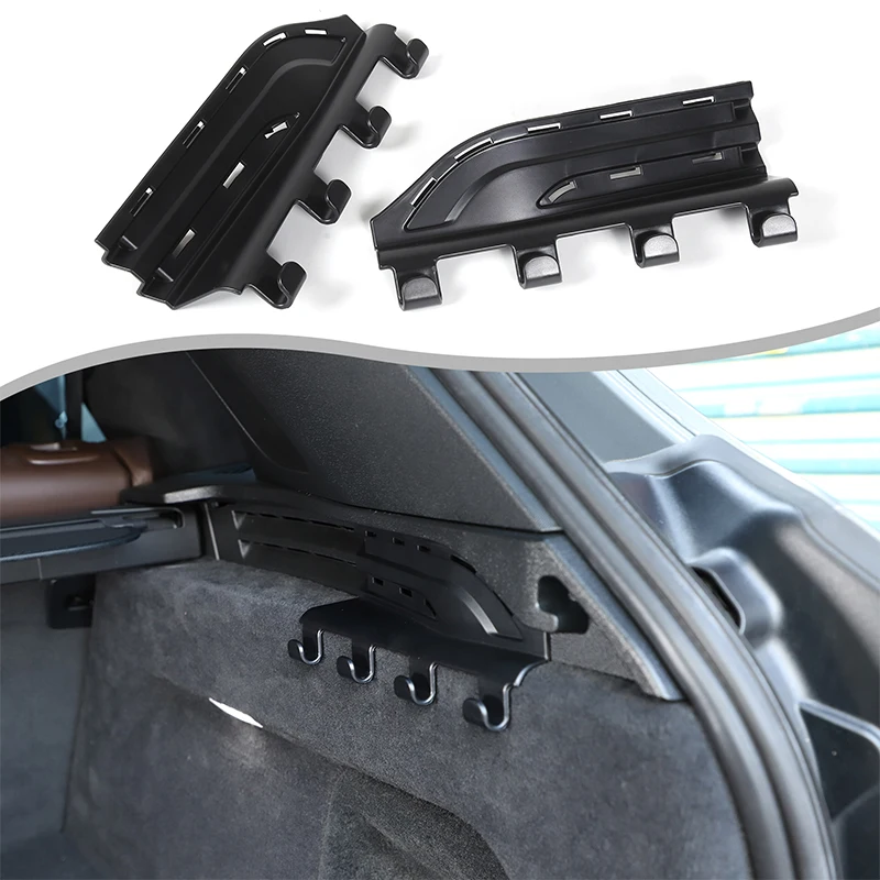 

Car Trunk Sunshade Slot Hook ABS Rear Trunk Shade Rail Hook Cargo Slot Hook Car Accessories For BMW X5 G05 G18 F95 2019-2026