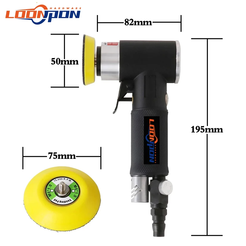 Loonpon Orbit Air Sander Mini Polisher 2