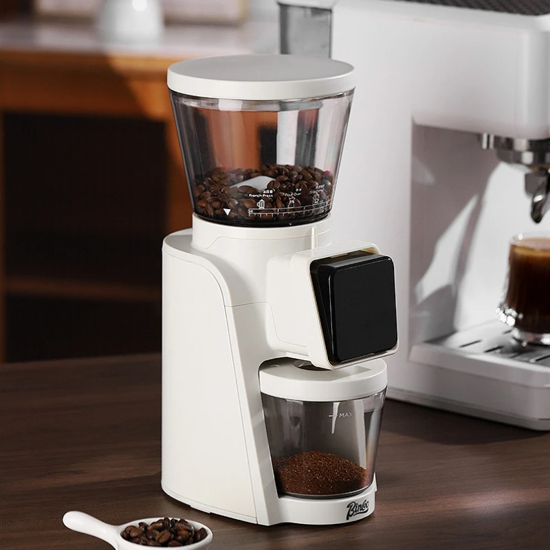 Электрическая кофемолка для кофейных зерен с регулируемой грубостью, полностью автоматическая кофемолка для кофейных зерен, домашняя кофемолка для кофейных зерен