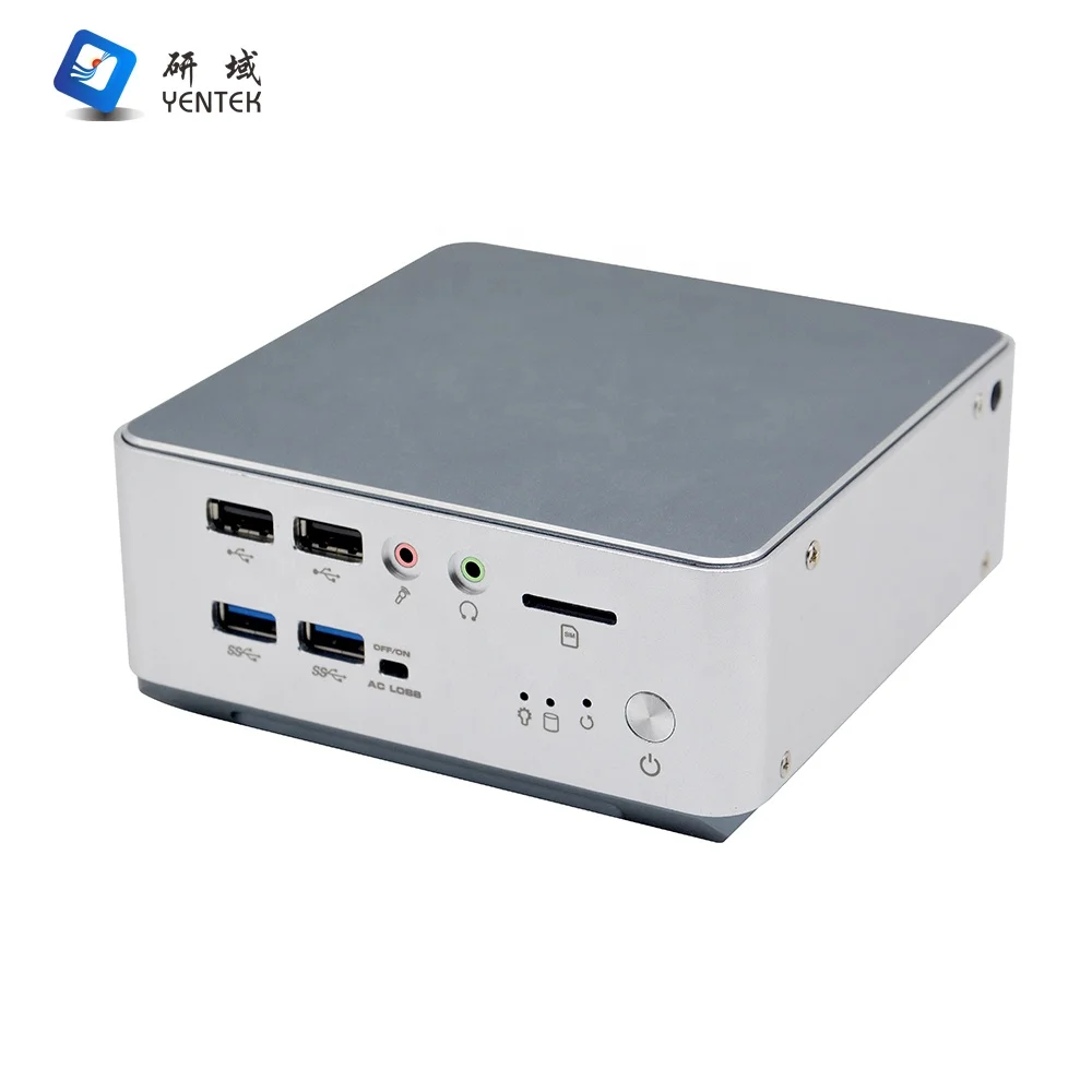 YENTEK N8150Z-V Full aluminum case fanless cooling structure  gaming desktop mini pc computer with Integrated 10th Gen  CPU