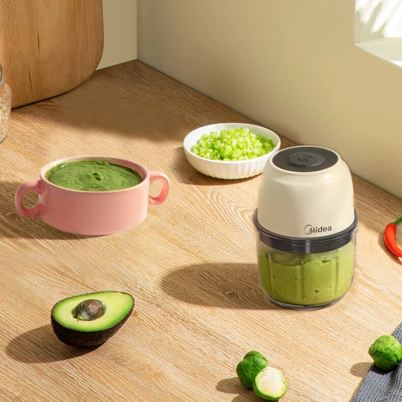 Wireless Portable Baby Food Blender 0.3L Meat Chopper Rechargeable Multifunctional Charging Mixer Long Endurance Splash Proof